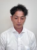 ビジネスカジュアルに似合うショートパーマ