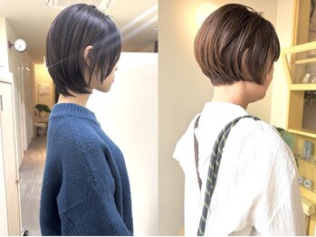 ヒントステーション(HINTSTATION)の写真/【リピート率95%】誤魔化せないショートヘアも、経験豊富なスタイリストに一度お任せください。
