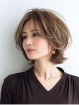 Heart's美人設計と白髪ぼかし専門店 青山表参道店 脱白髪染め/ショートヘア【ハーツ】&nbsp;白髪ぼかし脱白髪染め似合わせショートボブ40代50代60代