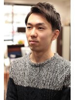 ヘアメイク グリーン アール(HAIR MAKE Green R)&nbsp;アップバングツーブロックスタイル