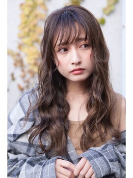 エイミー(Aimee) Aimee 小顔バング×ヌーディベージュ