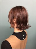 外ハネ ショートボブ