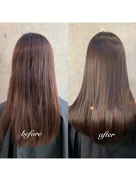 ユアーズ ヘア 恵比寿本店(youres hair) 高濃度水素 ストレート 髪質改善 酸熱トリートメント