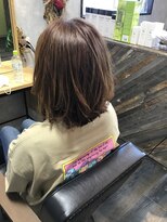 ヘアルーム ナップタイム(hair room nap time) 切りっぱなしボブ