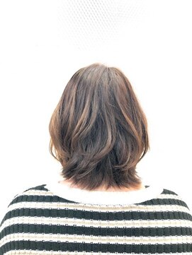 クオリス 上福岡店(QUALIS) 大人の抜け感グラボブ/小顔ボブ/ショコラベージュ/30代40代/白髪