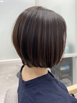 フレーム ヘア ルーム 天王寺駅前店(FRAME hair room) 【FRAME天王寺駅前/全席個室サロン】ツヤツヤショートボブ♪