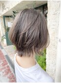 【HOSSY】ショートウルフ☆小顔ショート_ボブウルフ