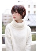 大人かわいい!コンパクトラフマッシュショートボブ