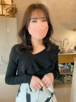 ハチ(hachi)&nbsp;大人かわいいナチュラルウェーブ美シルエットミディアム小顔