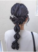 結婚式お呼ばれヘアセット