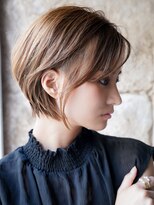 カライング(ing) 大人ショートボブ丸みショートカットマッシュショート前髪あり