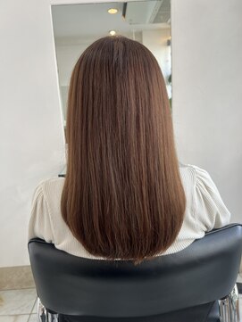 オトロ 自由が丘奥沢(Otro) 前髪/マチルダボブ/ピンクベージュ/インナーグレージュ/自由が丘