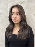 レイヤーカット/ブラウン/韓国ヘアー/ブリーチなし/恵比寿/