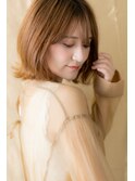 □ハイトーンカラー大人ガーリーくびれヘア306志木10代20代30代
