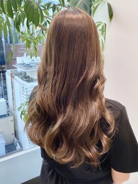 ステア ケース(stair case) 艶々トリートメントロングメンテナンスレイヤーカット前髪カット