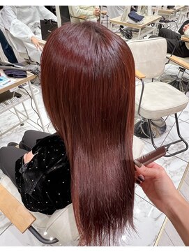 ゼスト フィーノ(ZEST fino) 【ナツミ】ブリーチなし◎レッドブラウン