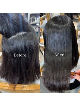 アンフィシュピトロワ(AnFye spi tlow) 【AnFye】毛量に悩む方の縮毛矯正Before&After