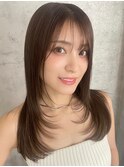 韓国風Ｉラインロングレイヤー