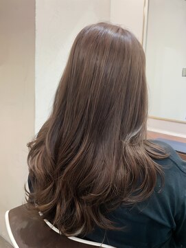 ポピイズ(POPPIES) ロングヘア　レイヤースタイル　【アッシュブラウン】