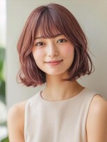 アルトリスト(Altruist Aging×HAIR&SPA)&nbsp;★ダークアッシュ大人ガーリーボブ着物ミディアムレイヤーカット