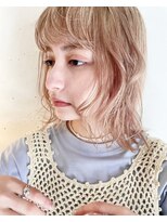 ヴァージ(Verge)&nbsp;レイヤーカット/ウェーブパーマ/前髪/こなれミディ[代官山駅]