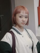 ティール 代々木上原(Teal)&nbsp;サーモンピンク×ミニボブ