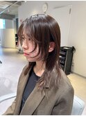 くびレイヤー/くびれミディ/フェイスレイヤー/レイヤーカット