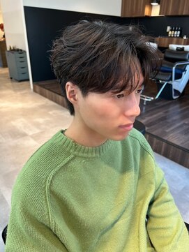 シエテ 津田沼(Siete) サーフカール/スパイキーショート/ブルーブラック/津田沼