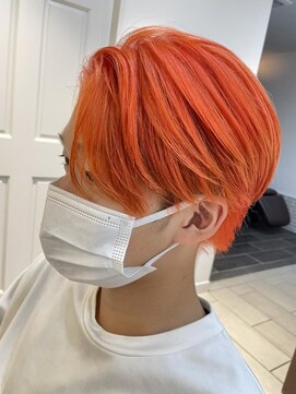 キャンバス バイ ネオリーブ 横浜西口(Canvas by neo.) 横浜★メンズハイトーンオレンジカラー