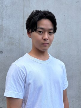 ラパンセヴェールメンズ 栄(LA PENSEE VERT MEN'S) テーパーフェード×ニュアンスパーマ