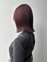 ロックス バイ マグ 松本(rocks BY MAG)&nbsp;ブリーチなしダブルカラーアプリコットオレンジレッドピンク韓国