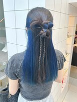 スノッブ(SNOB)&nbsp;アレンジすると可愛い！インナーブルー♪♪