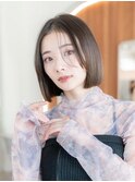 切りっぱなしボブ/ミニボブ