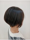 前下がりショートボブ