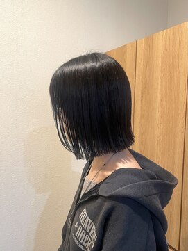 クリック(Click) 着物ヘア/大人ガーリー/ダークアッシュ/似合わせカット/小倉