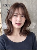 ミディアムヘア/レイヤーカット/ 上品くびれ30代40代50代表参道