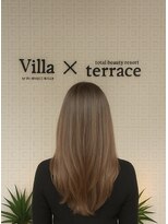 ヴィラ アンド テラス(Villa X terrace) 髪質改善/縮毛矯正/酸性ストレート/ヘッドスパ/白髪染め