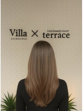 ヴィラ アンド テラス(Villa X terrace) 髪質改善/縮毛矯正/酸性ストレート/ヘッドスパ/白髪染め