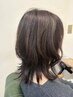 カット+”質感向上”オーガニックカラー+3stアフターTr ¥15400→¥12200