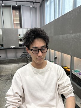 サンズ 梅田 中崎町(SUNS) 【梅田】長めスパイキーショートピンパーマ