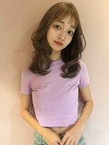 アクシス 栄店(`AXIS)&nbsp;馬渕ミルクティーブロンド/ダークブルー/デジタルパーマ/栄