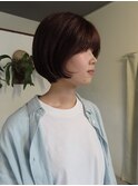 ショート　ショートボブ　レイヤー