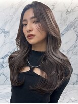 エレノア 武蔵小杉店(Eleanor) レイヤーカットグレージュカラー透明感カラーブリーチなし