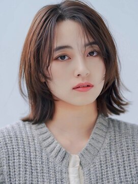 NYLON. 門田店【ナイロン】【8月1日オープン（予定）】 《NYLON.》くびレイヤーボブルフネビージュワンレンこなれミディ