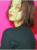 【THE DERBY】CITY BOB* 　 #エッジショート#無造作カール