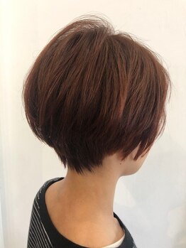 ムクヘアー(MUKU HAIR)の写真/ショート・ボブなら【MUKU HAIR】！再現性が高いカット技術だから、毎朝のスタイリングも楽ちん♪