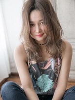 エヌホリック ひたち野うしく(n.holic)&nbsp;洗いざらし感×センターパート☆バカンスセミロング