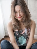 洗いざらし感×センターパート☆バカンスセミロング
