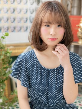 カバーヘア イヴ 戸頭店(COVER HAIR EVE) 伸ばしかけにも◎くせ毛風小顔ふわミディa戸頭10代20代30代40代