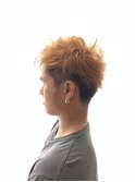 ツーブロックショート